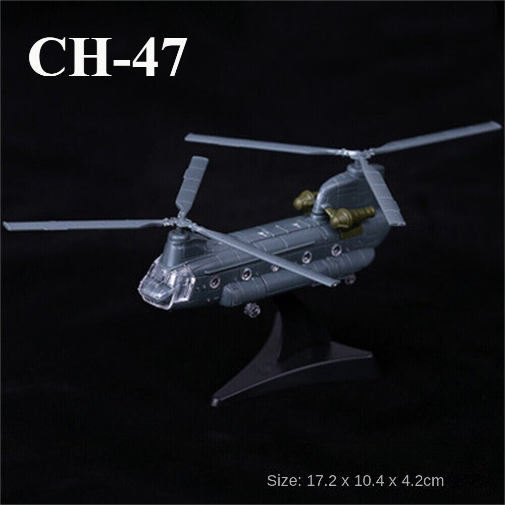 Mini Aircraft Airplane Fighter Model, Military Plastic Toy with Base,Paintable，F22 J20 J10 EF2000 MI8 MI24 AV-8A F-5E F15 F/A-18 UH1H MI8 SU25 SU30