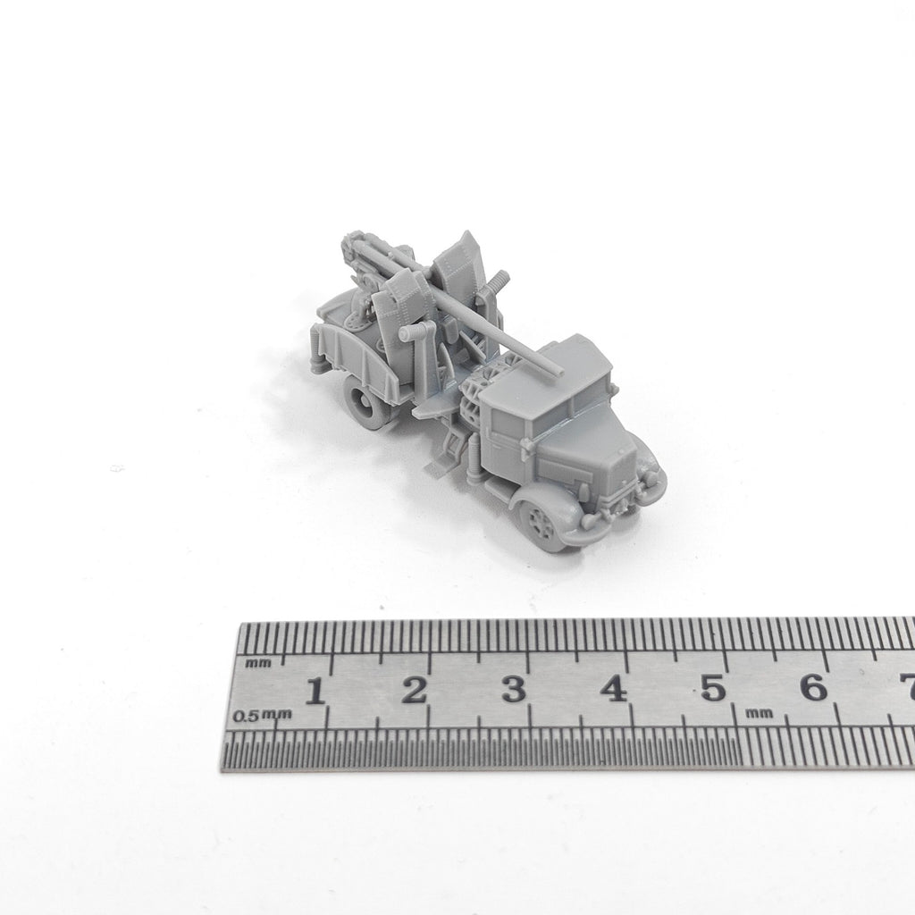 Italian 3RO 90/53 Antiaircraft Gun,3D Printed,1/144 Scale Mini Tank Model,Resin