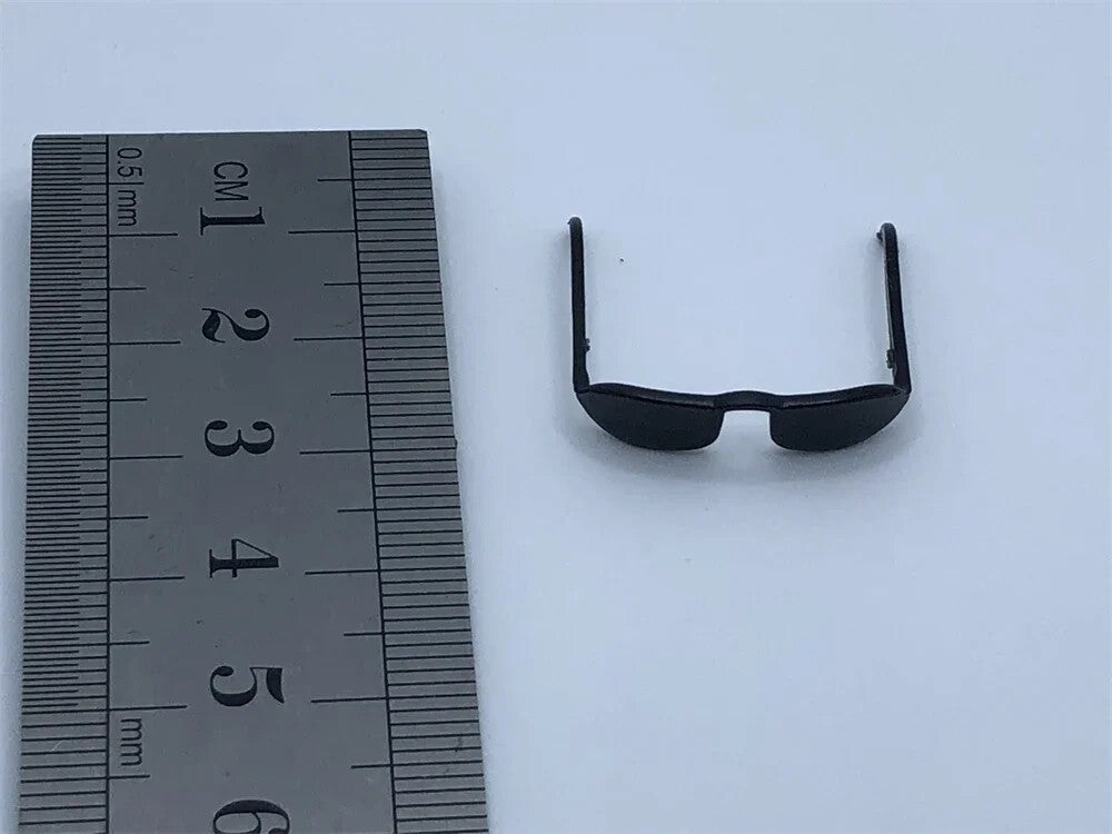1/6 Scale Mini Sunglasses Black Glasses Plastic Model for 12 Inch Action Figure