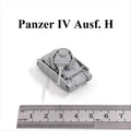 German Panzer IV ausf H Tank,3D Printed,1/144 Scale Mini Tank Model,Resin