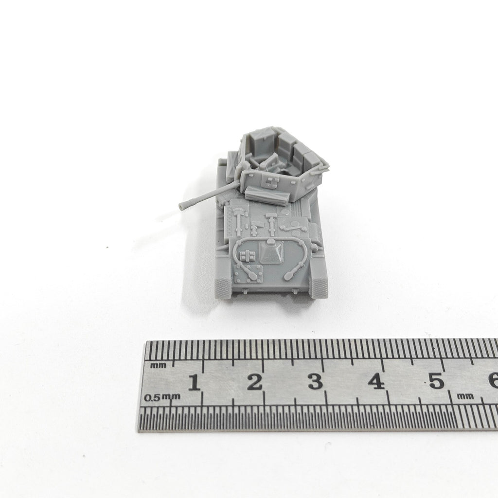 WWII Soviet ZSU-37 SPAAG,3D Printed,1/144 Scale Mini Tank Model,Resin