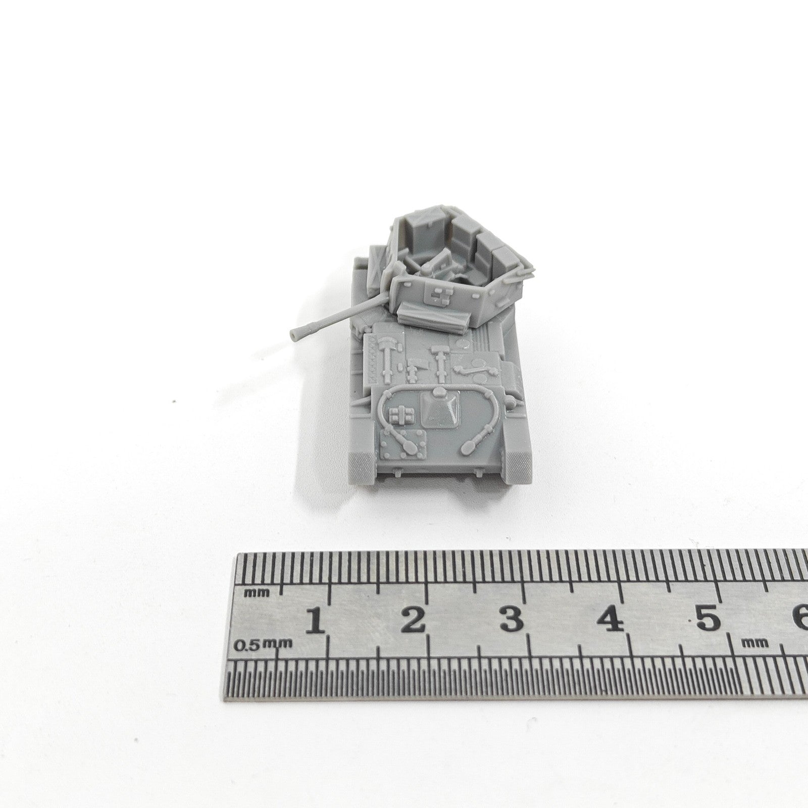 WWII Soviet ZSU-37 SPAAG,3D Printed,1/144 Scale Mini Tank Model,Resin