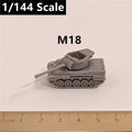 U.S. Army M18 Tank Destroyer, 3D Printed ,1/144 Scale Mini Tank Model,Resin