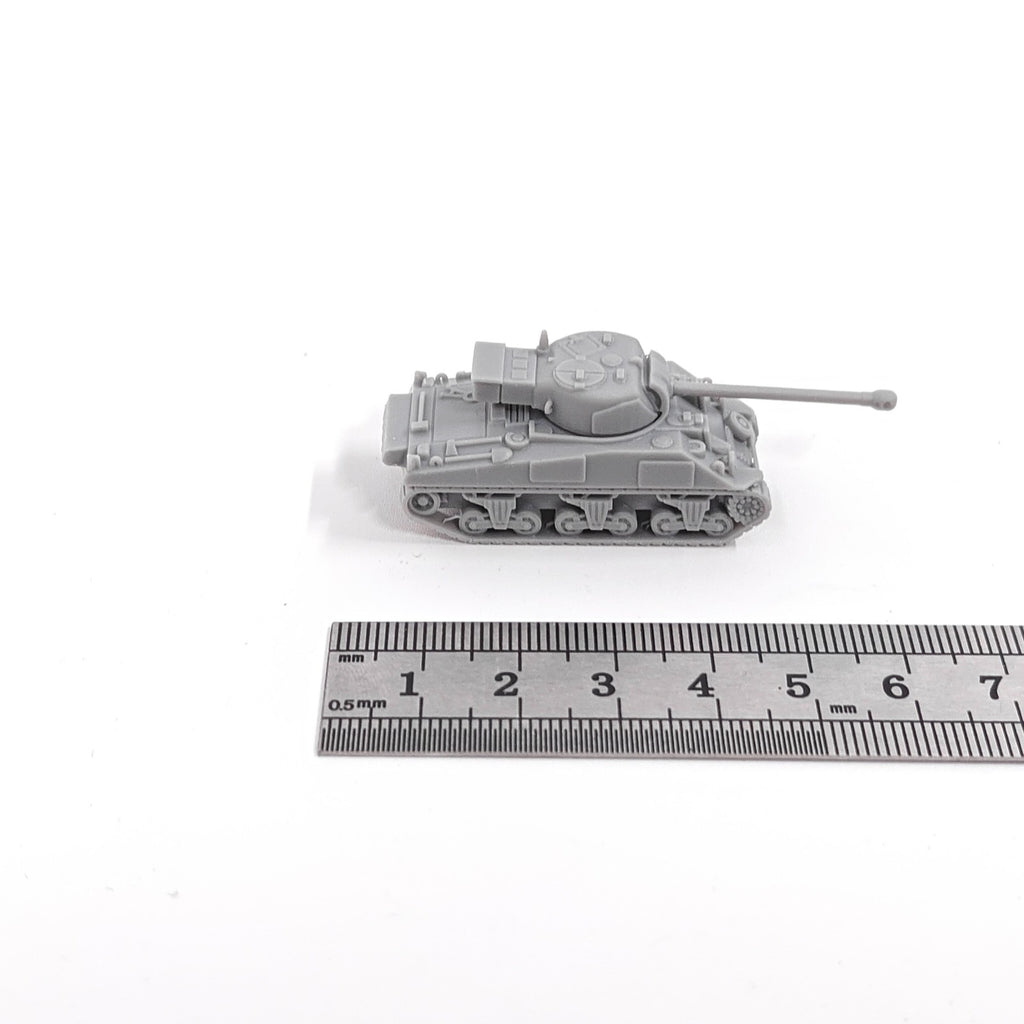 WWII British Sherman Firefly Tank,3D Printed,1/144 Scale Mini Tank Model,Resin
