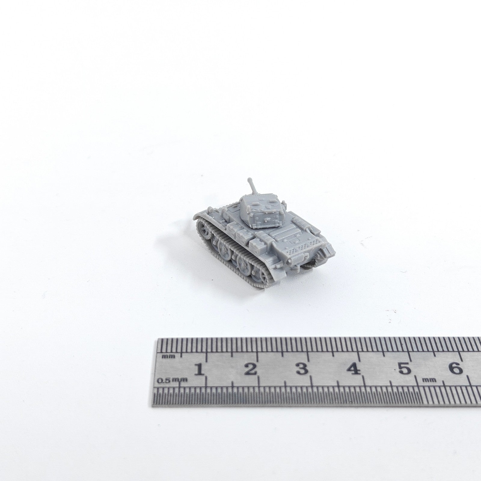 WWII German Panzer II Ausf. L Luchs Light Tank,3D Printed,1/144 Mini Model,Resin