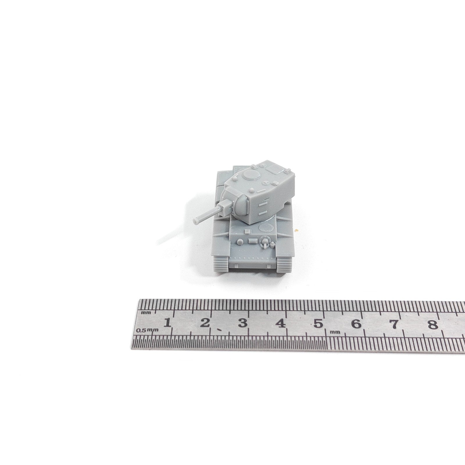 WWII Soviet KV-2 Heavy Tank,3D Printed,1/144 Scale Mini Tank Model,Resin