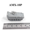 AMX-10P Fighting Vehicle, 3D Printed ,1/144 Scale Mini Tank Model,Resin