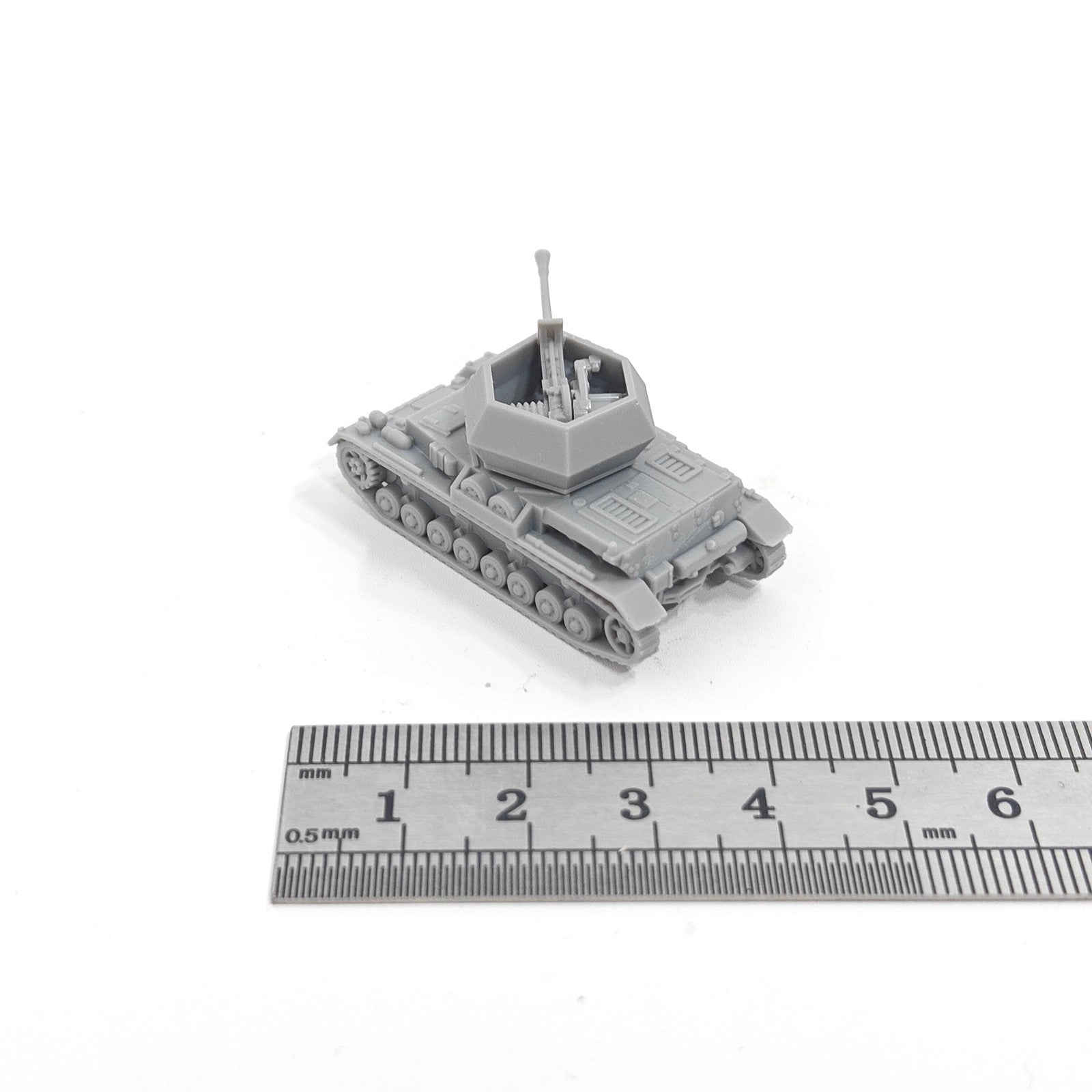German Flakpanzer IV Ostwind SPAAG,3D Printed,1/144 Scale Mini Tank Model,Resin