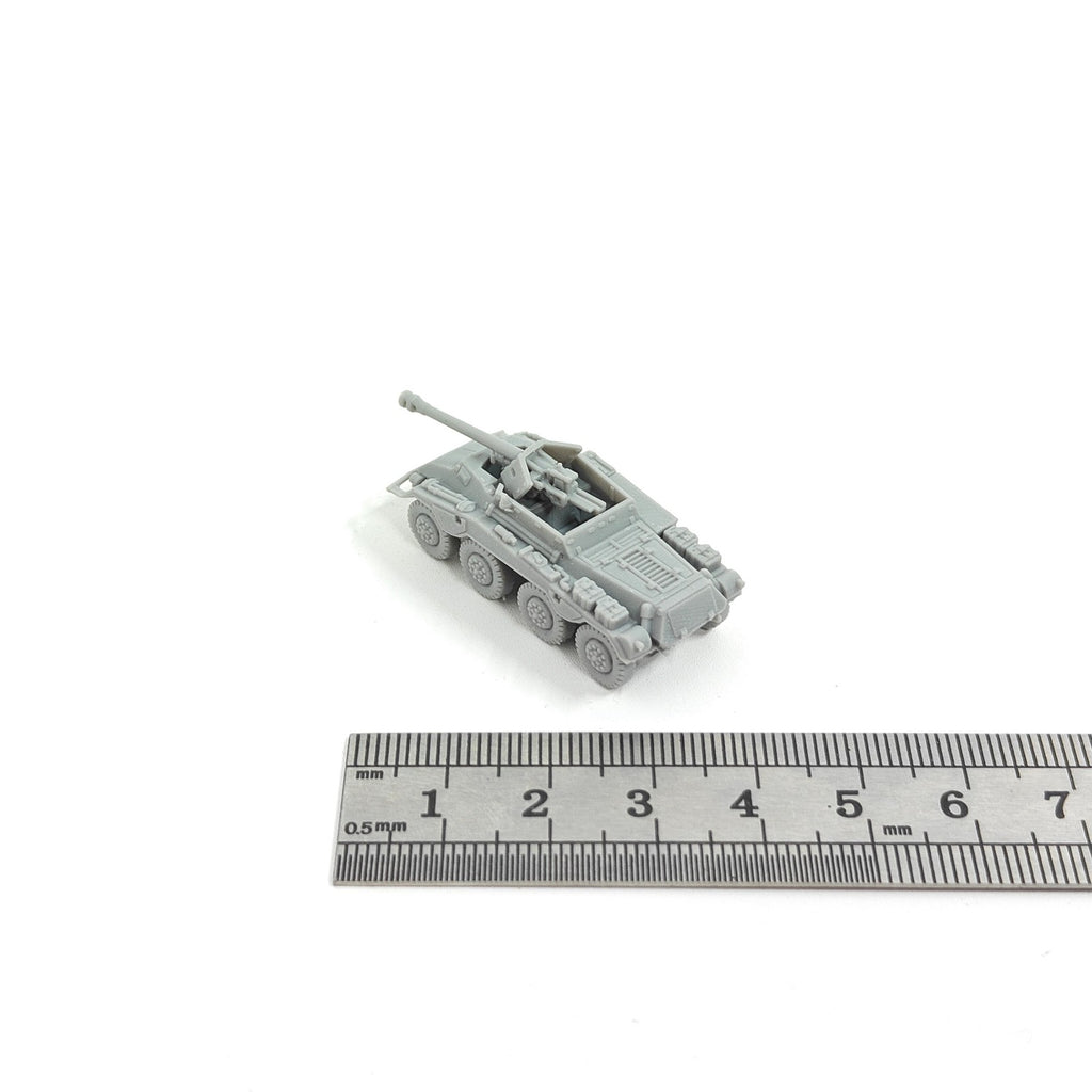 WWII German Sd.Kfz. 234/4 Wheeled Armor,3D Printed,1/144 Scale Mini Model,Resin