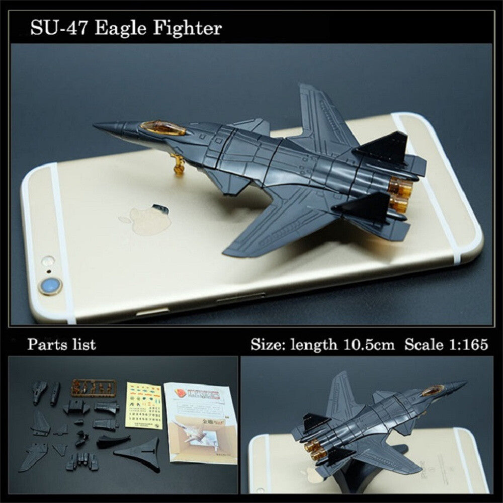 Mini Aircraft Airplane Fighter Model, Military Plastic Toy with Base,Paintable，F22 J20 J10 EF2000 MI8 MI24 AV-8A F-5E F15 F/A-18 UH1H MI8 SU25 SU30