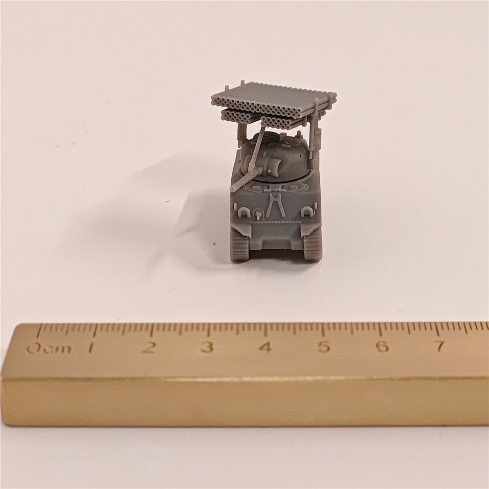 WWII US Army Sherman Calliope Tank,3D Printed,1/144 Scale Mini Tank Model,Resin