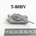 Soviet T-80BV Main Battle Tank,3D Printed,1/144 Scale Mini Tank Model,Resin