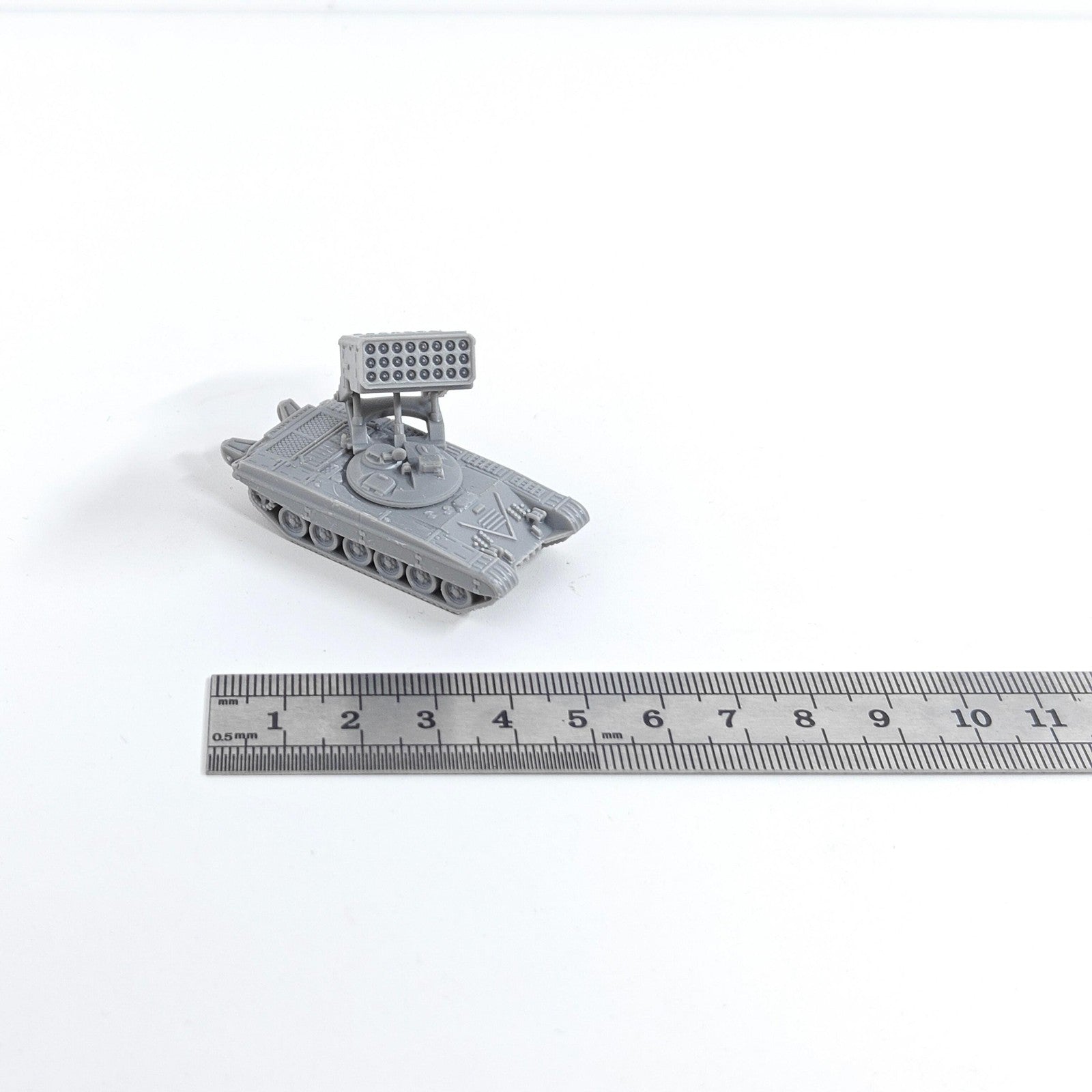 Soviet TOS-1 MRL,3D Printed,1/144 Scale Mini Tank Model,Resin