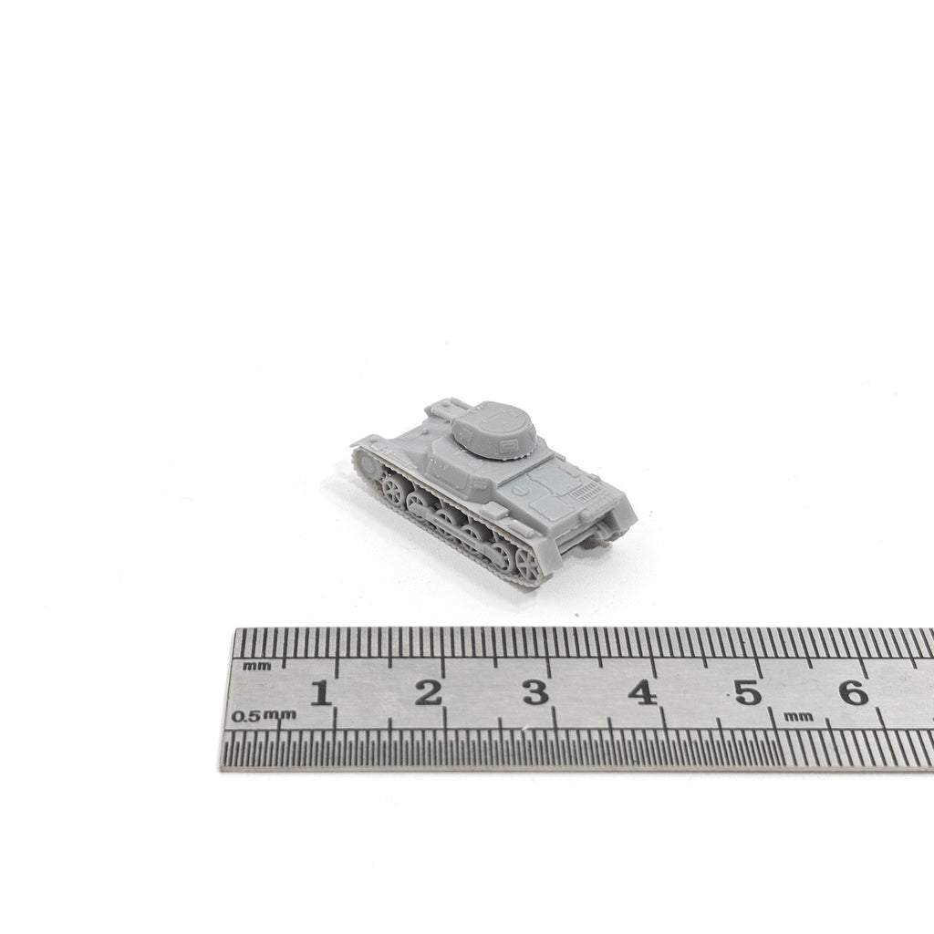 WWII German Panzer I Ausf. B Light Tank,3D Printed,1/144 Scale Tank Model,Resin