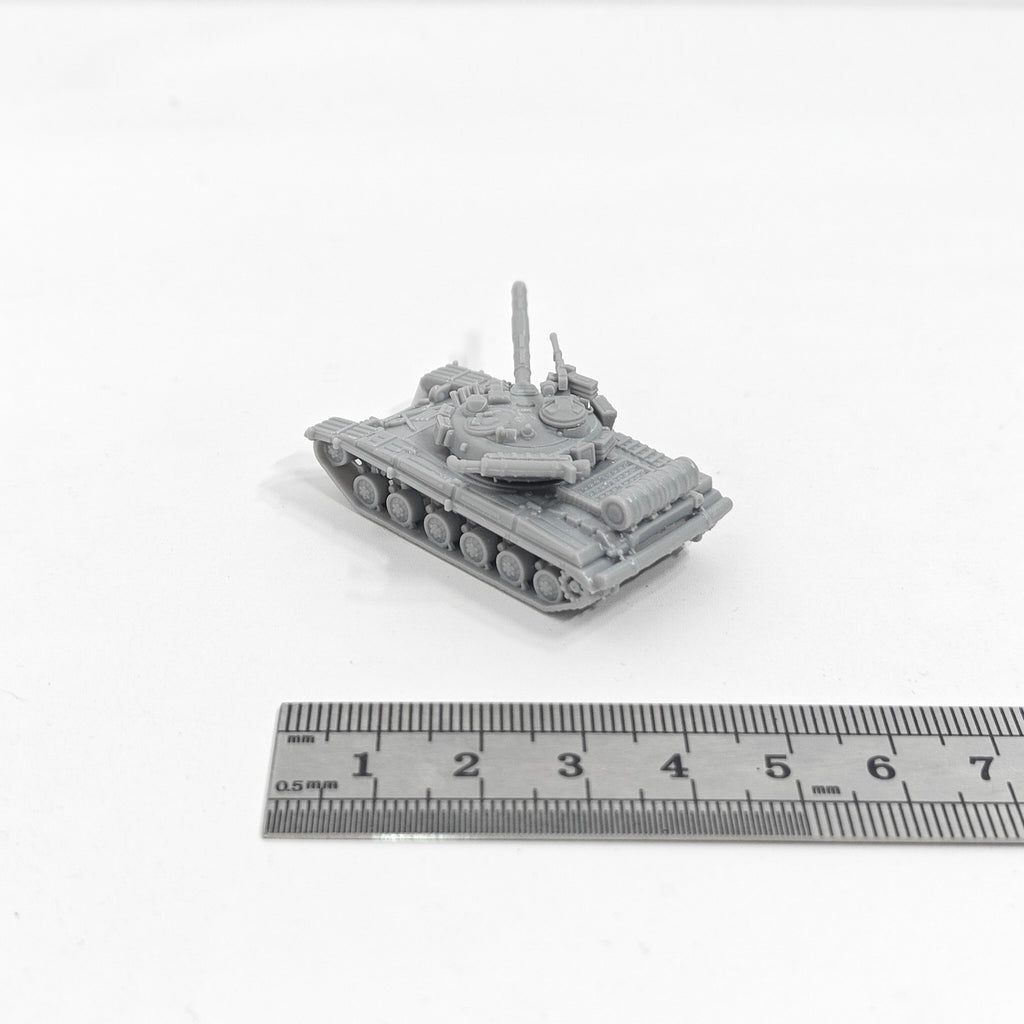 Soviet T-64A Main Battle Tank,3D Printed,1/144 Scale Mini Tank Model,Resin
