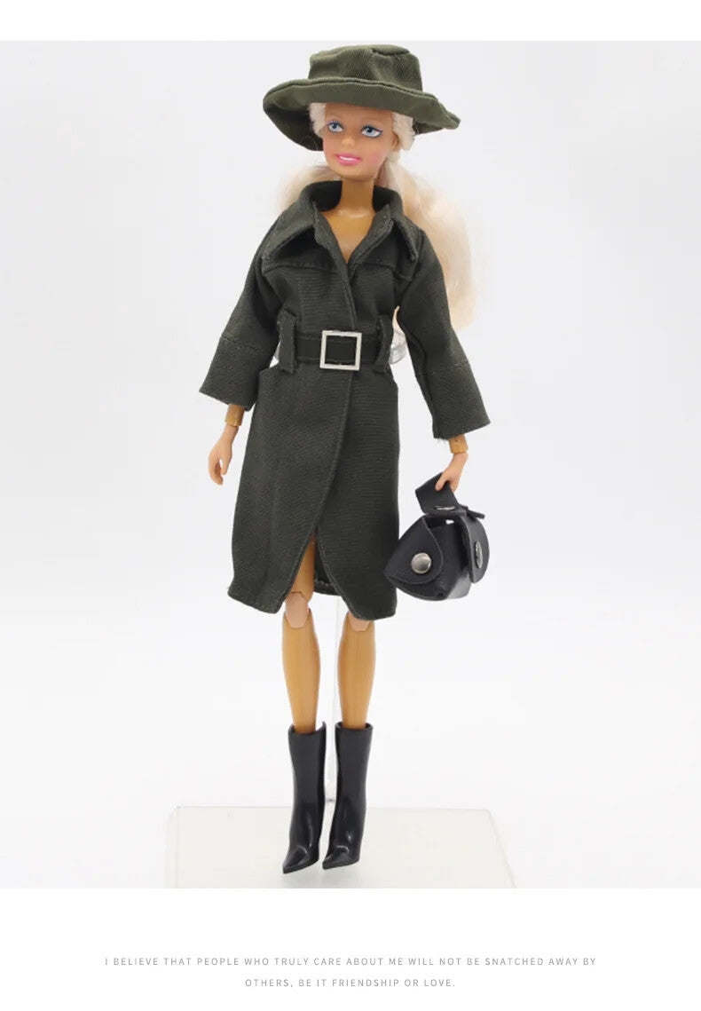 1/6 Scale Overcoat Mini Coat Dolls Accessories Model for 12'' Action Figure