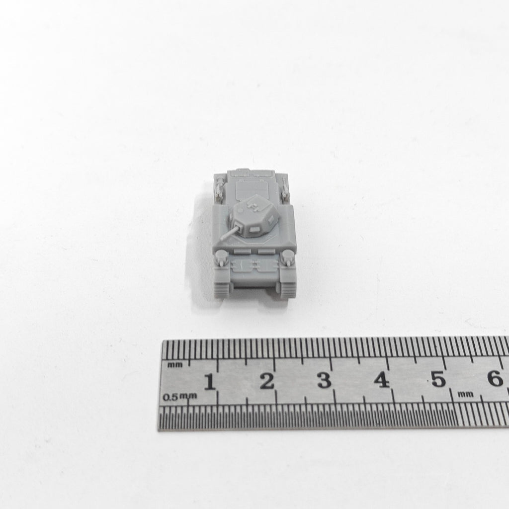 German Panzerkampfwagen II (Flamm) Ausf.E Tank,3D Printed,1/144 Mini Model,Resin