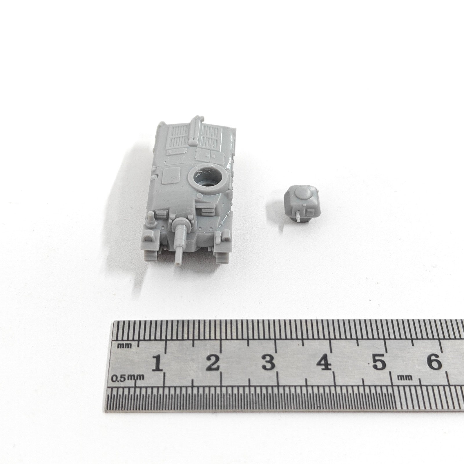 French S-40 Anti-tank Gun, 3D Printed ,1/144 Scale Mini Tank Model,Resin