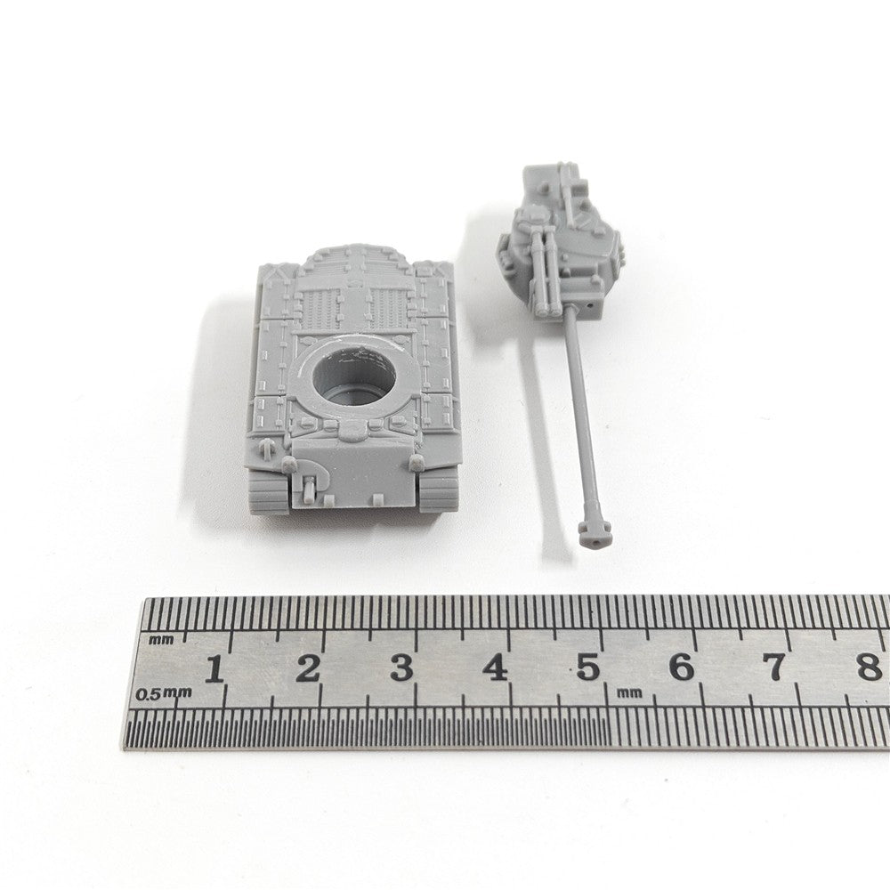 T26E4 SuperPershingTank,3D Printed,1/144 Scale Mini Tank Model,Resin