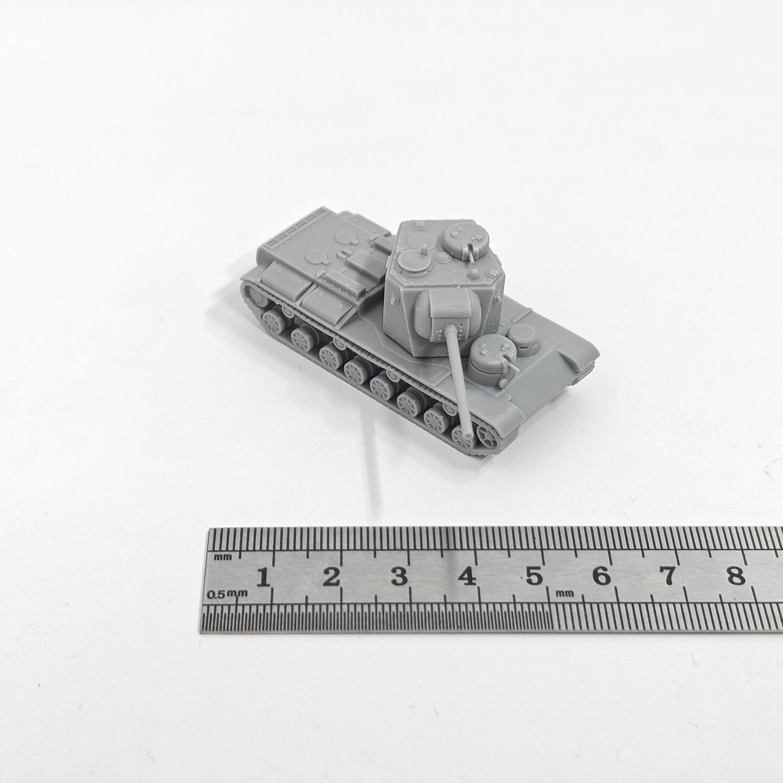WWII Soviet KV-5 Heavy Tank,3D Printed,1/144 Scale Mini Tank Model,Resin