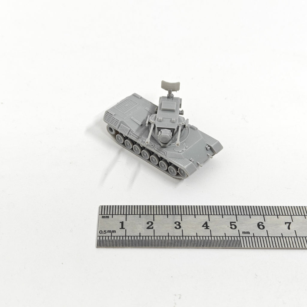 German Flakpanzer Gepard,3D Printed,1/144 Mini Tank Model,Resin