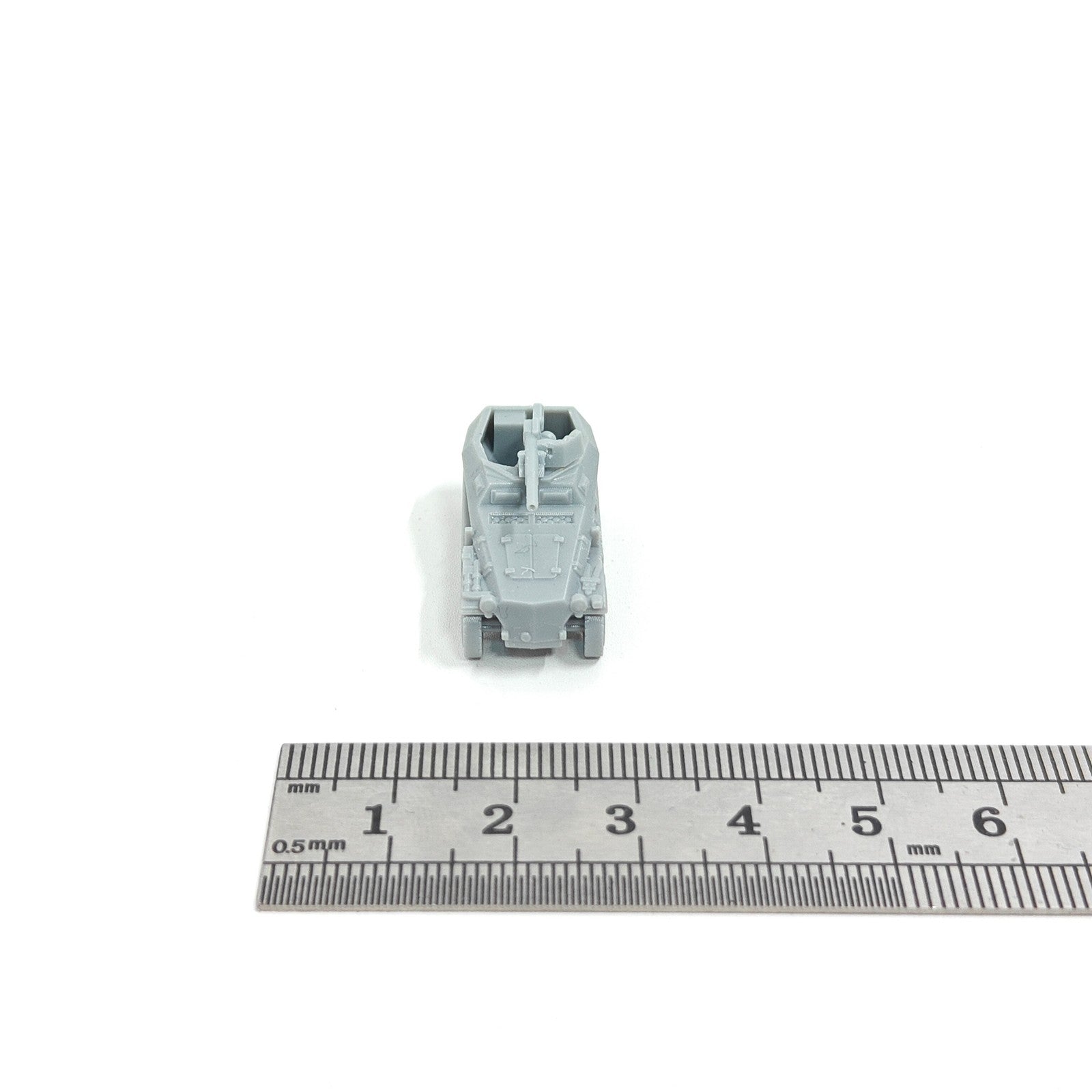 WWII German Sd.Kfz. 250/10 Half-track,3D Printed,1/144 Scale Mini Model,Resin
