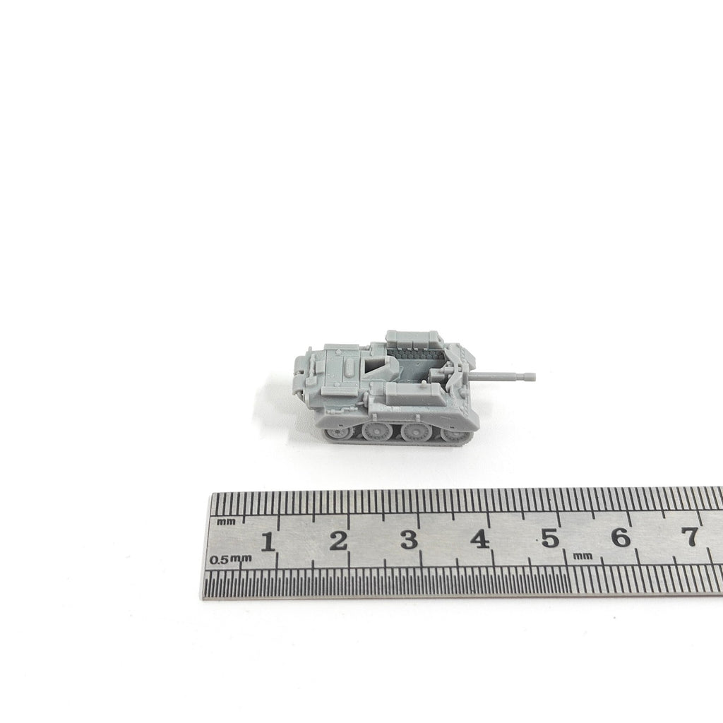 British FV4402 SPATG,3D Printed,1/144 Scale Mini Tank Model,Resin