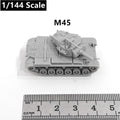 US Army M45 Heavy Tank, 3D Printed ,1/144 Scale Mini Tank Model,Resin