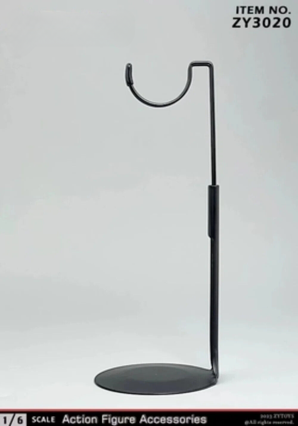 Metal Display Holder Adjustable Base Stand Fit 1/6 Scale Action Figure