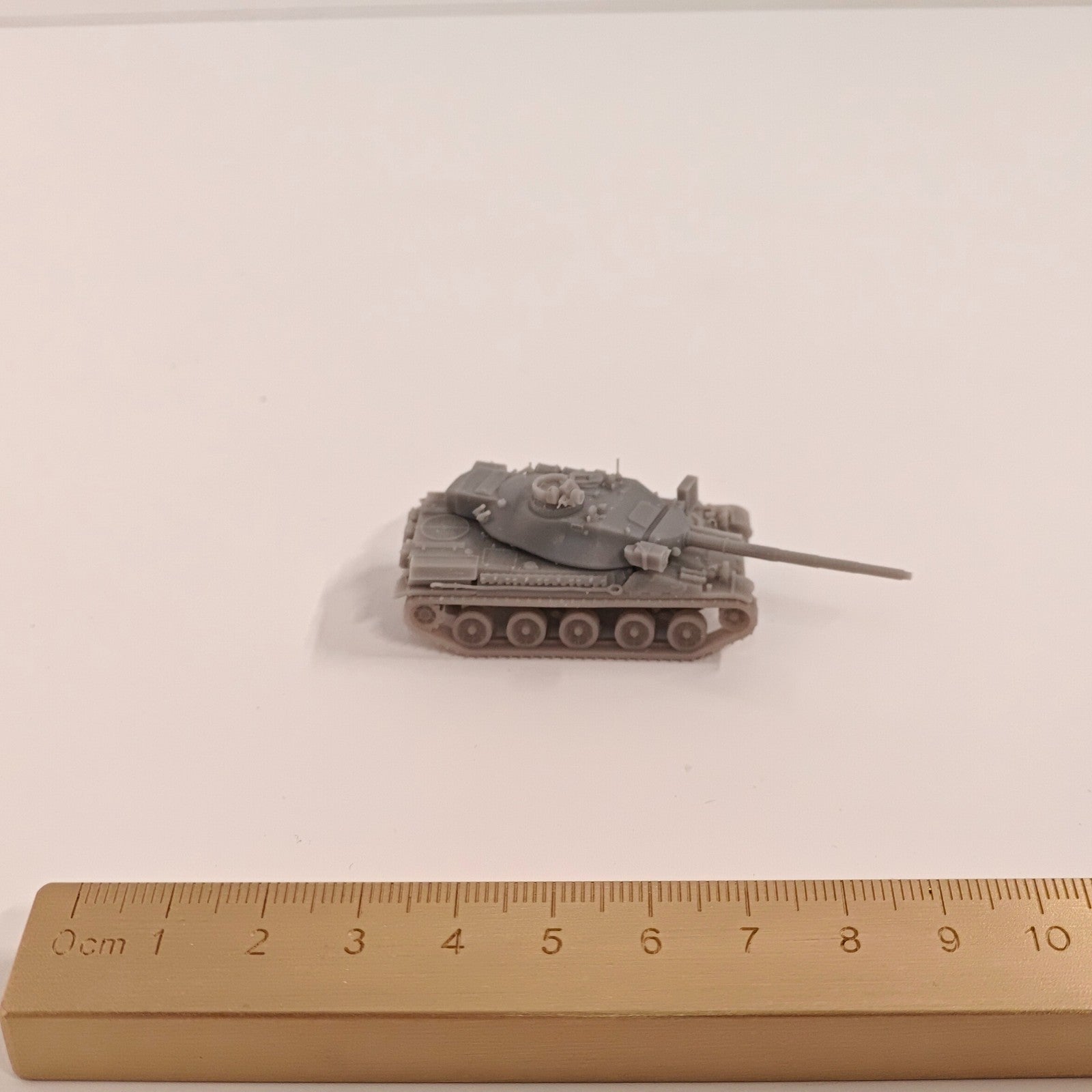 AMX-30 Main Battle Tank, 3D Printed ,1/144 Scale Mini Tank Model,Resin