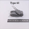 Type 61 Tank,3D Printed,1/144 Scale Mini Tank Model,Resin