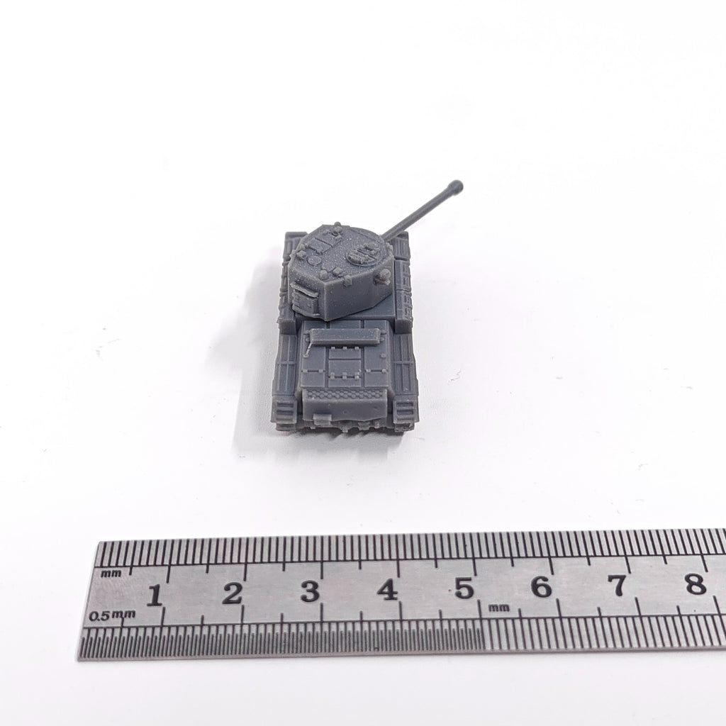 WWII UK Challenger Tank Destroyer,3D Printed,1/144 Scale Mini Tank Model,Resin