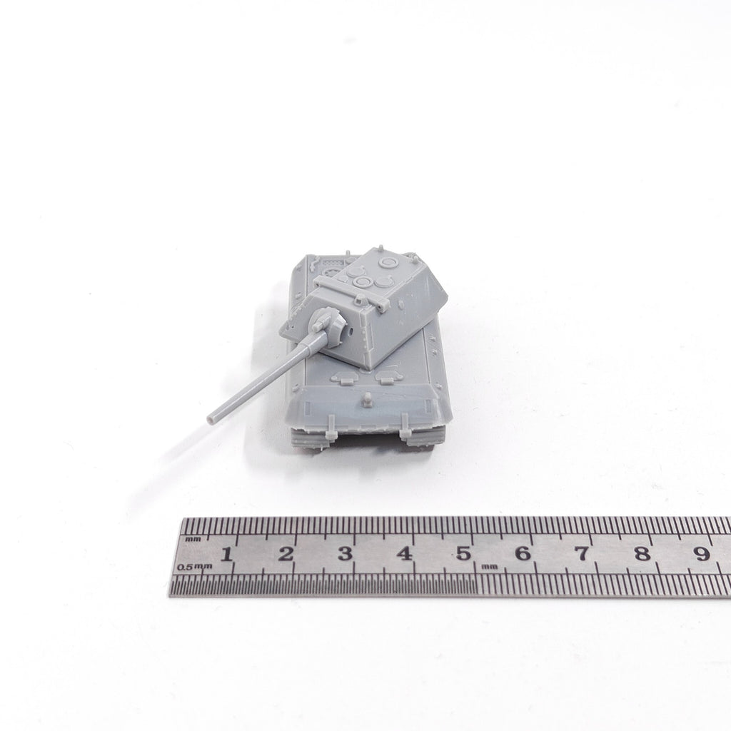 German E-100 Tank with Krupp Turret,3D Printed,1/144 Scale Mini Tank Model,Resin