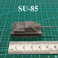 WWII Soviet SU-85 Tank Destroyer,3D Printed,1/144 Scale Mini Tank Model,Resin