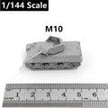 U.S. Army M10 Tank Destroyer, 3D Printed ,1/144 Scale Mini Tank Model,Resin