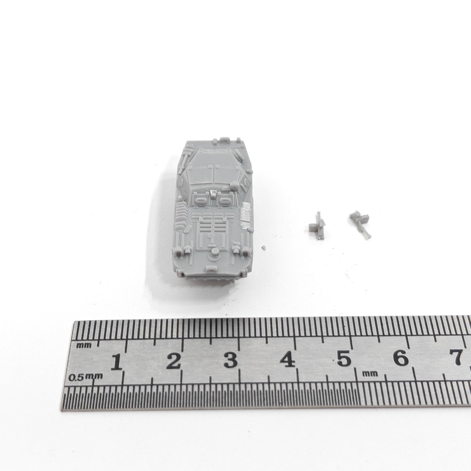 Soviet BRDM-1 Armored Vehicle,3D Printed,1/144 Scale Mini Tank Model,Resin