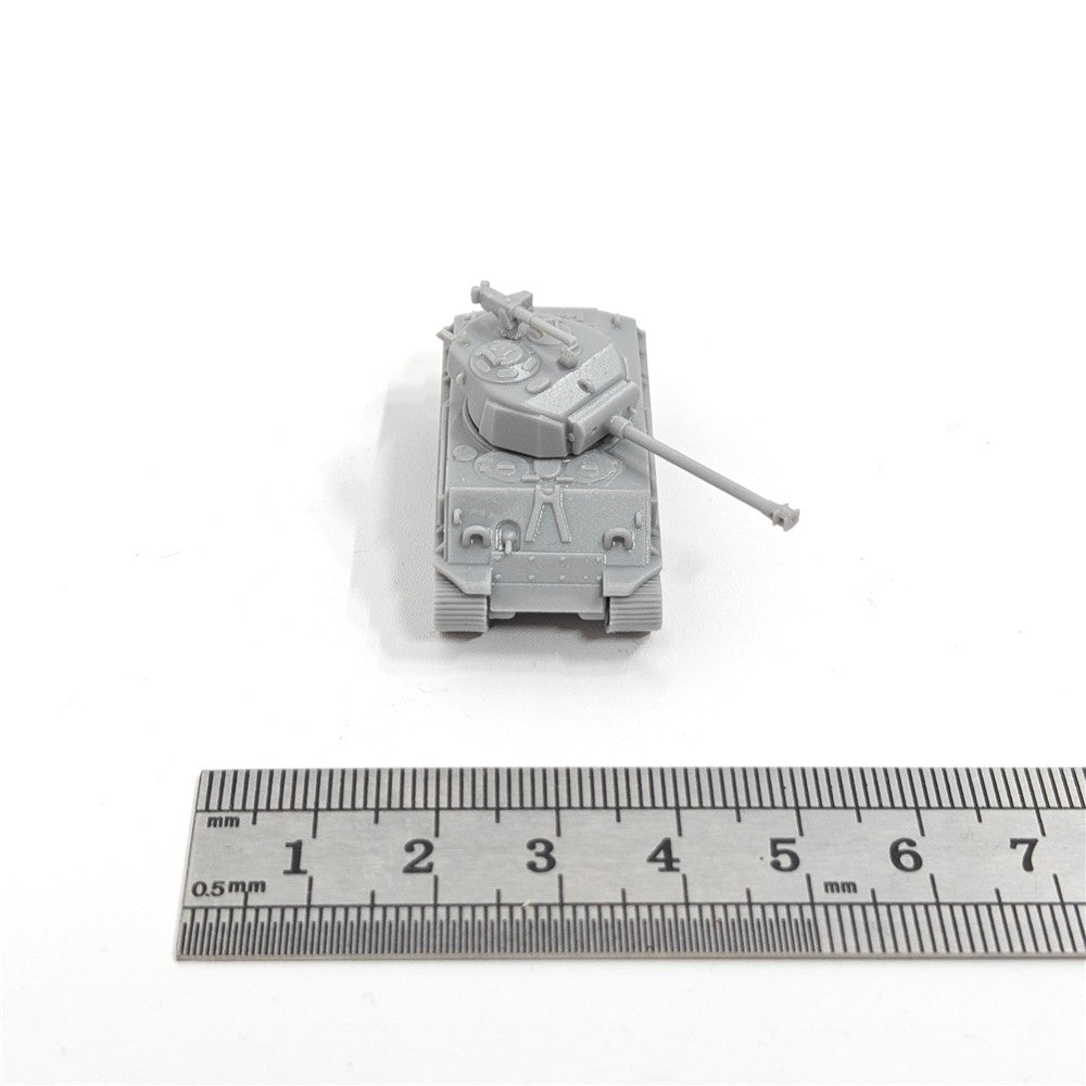 WWII US Army Sherman M4A3E8 Tank,3D Printed,1/144 Scale Mini Tank Model,Resin