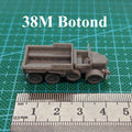 WWII Hungarian Rába 38M Botond Military Truck,3D Printed,1/144 Mini Model,Resin