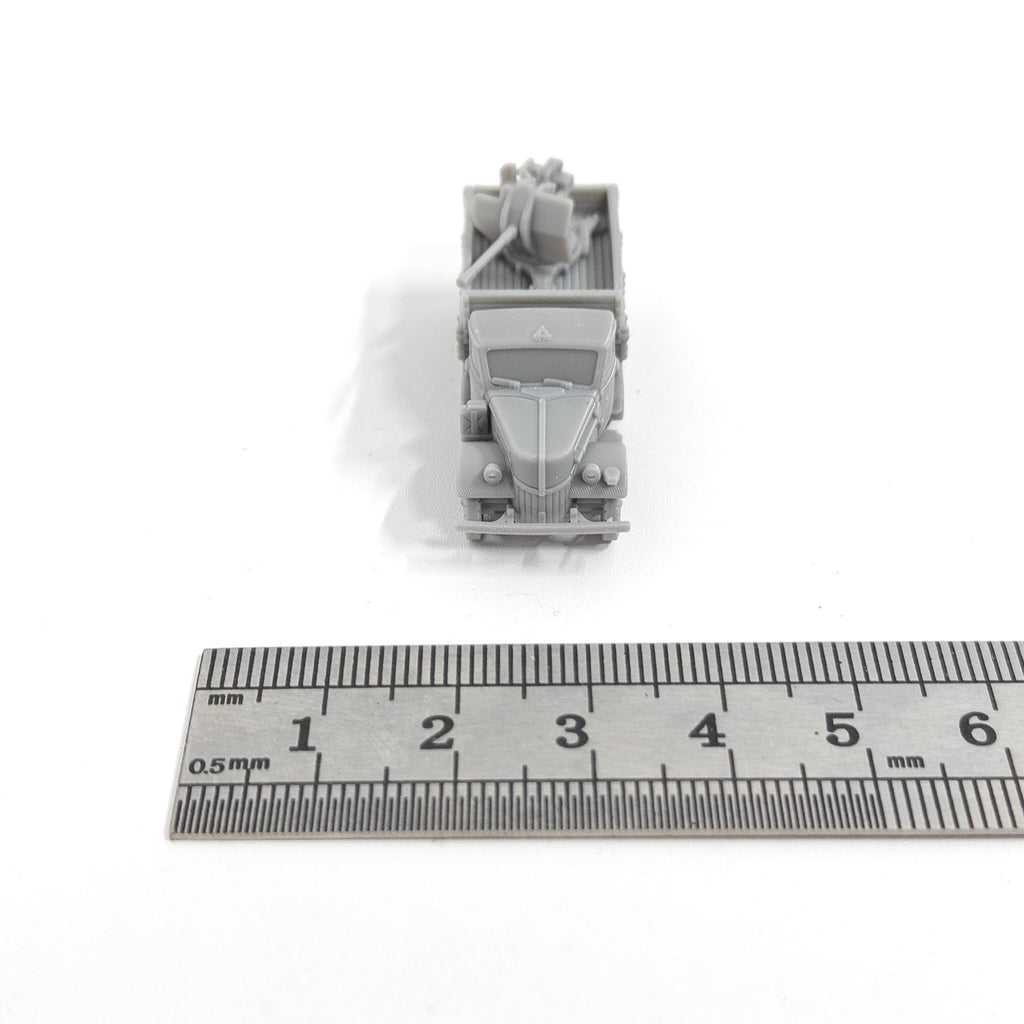 WWII German V3000 AA Half-track,3D Printed,1/144 Scale Mini Model,Resin
