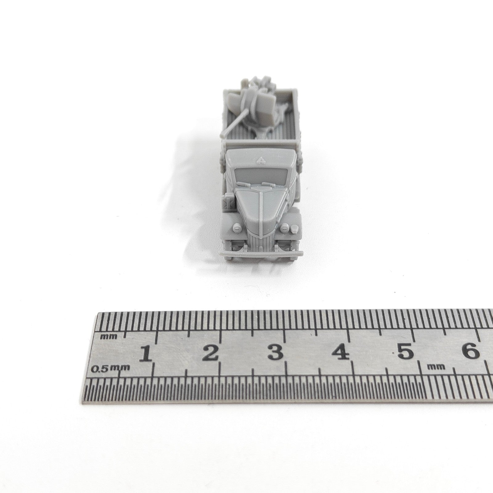 WWII German V3000 AA Half-track,3D Printed,1/144 Scale Mini Model,Resin
