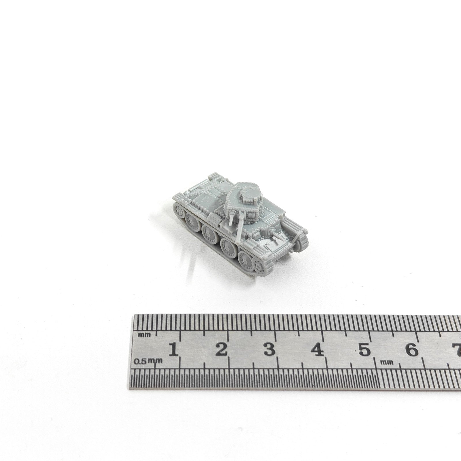 WWII German PZ.38(t) Light Tank,3D Printed,1/144 Scale Mini Tank Model,Resin