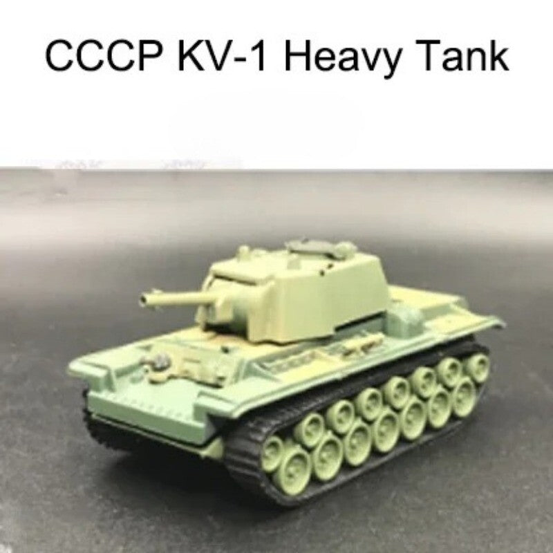 1/72 Scale Mini Plastic Assembled Tank Model Kit WWII Military Model Puzzles