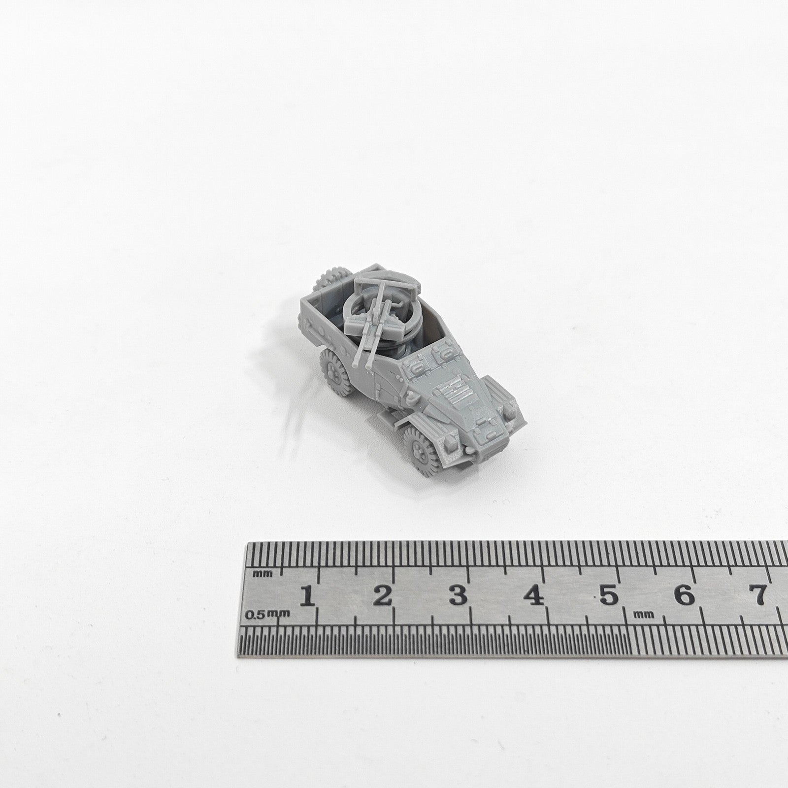 Soviet BTR-40A Armored Vehicle,3D Printed,1/144 Scale Mini Tank Model,Resin