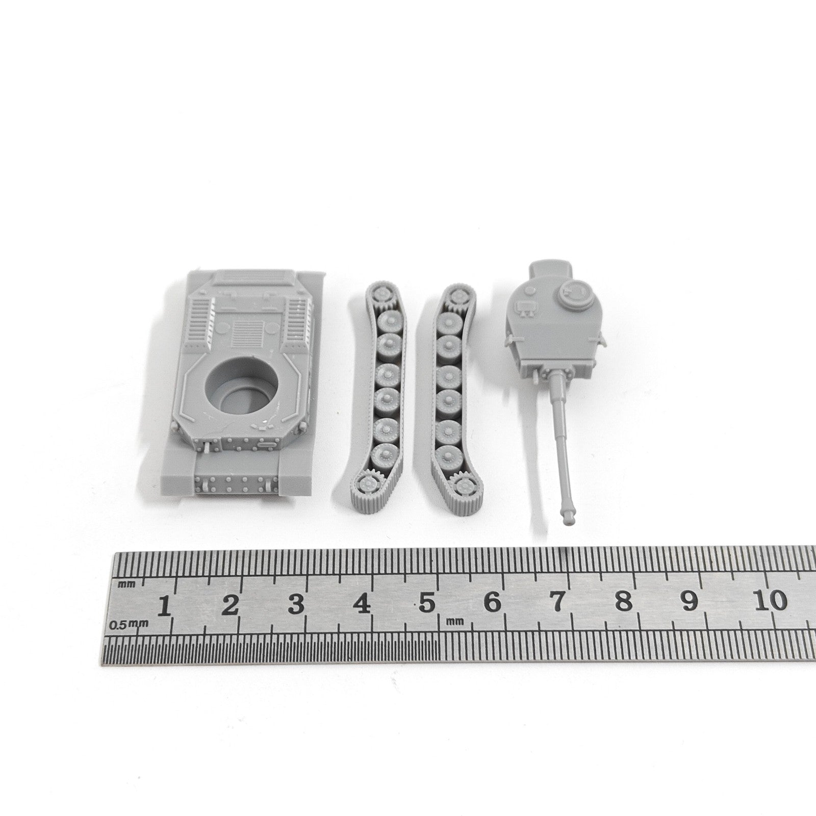 WWII German Tiger P Heavy Tank,3D Printed,1/144 Mini Tank Model,Resin