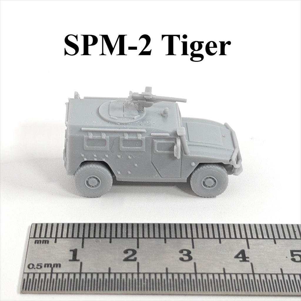 Russia SPM-2 Tiger Vehicle,3D Printed,1/144 Scale Mini Model,Resin
