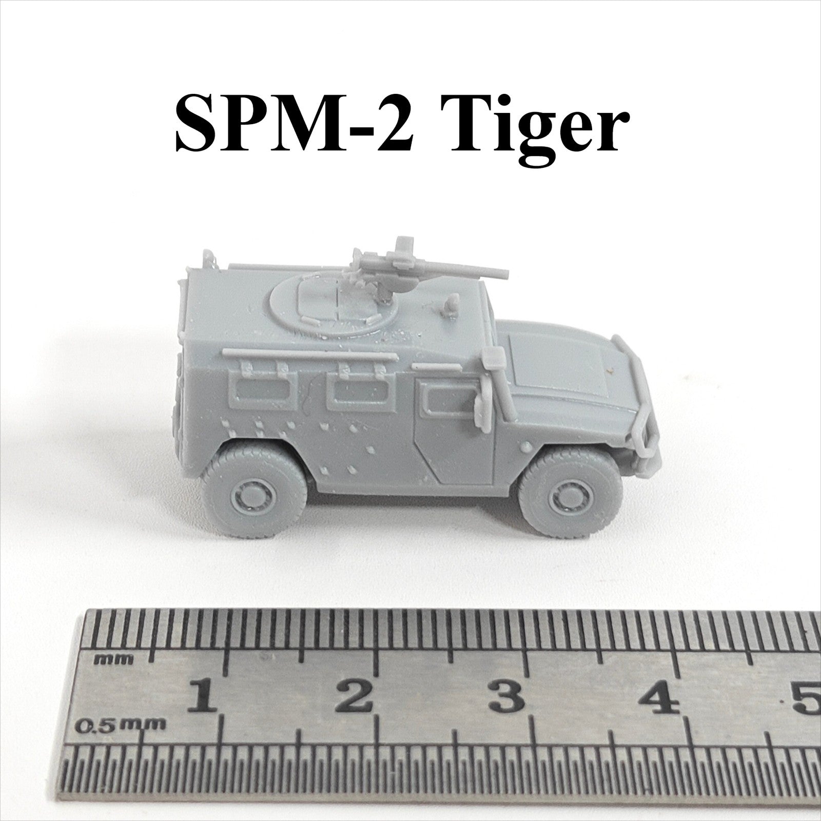 Russia SPM-2 Tiger Vehicle,3D Printed,1/144 Scale Mini Model,Resin