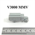 WWII German V3000 Military Medical Vehicle,3D Printed,1/144 Mini Model,Resin