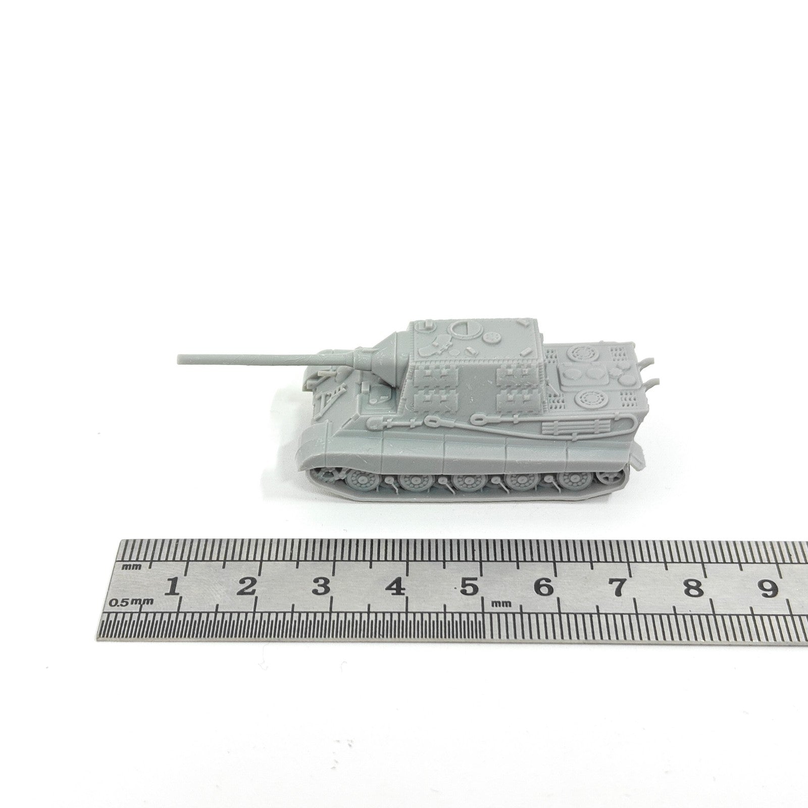 WWII German Jagdtiger Tank Destroyer,3D Printed,1/144 Mini Tank Model,Resin