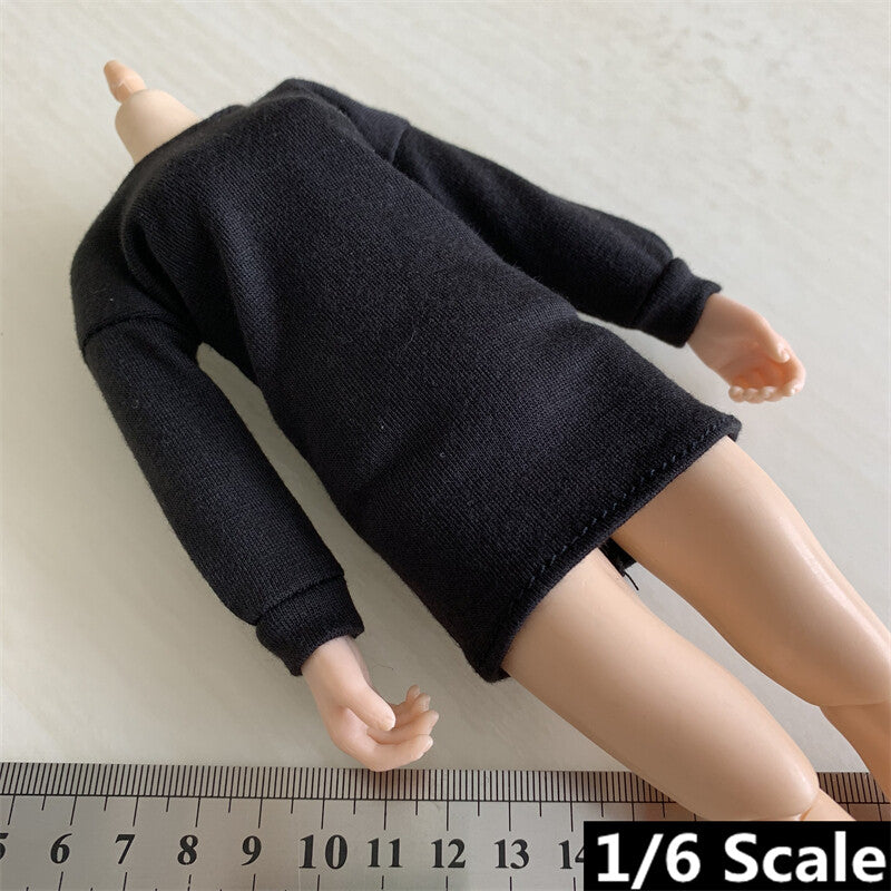 1/6 Scale Woman's Long Sleeve Dress Model for 12 Inch Action Figure