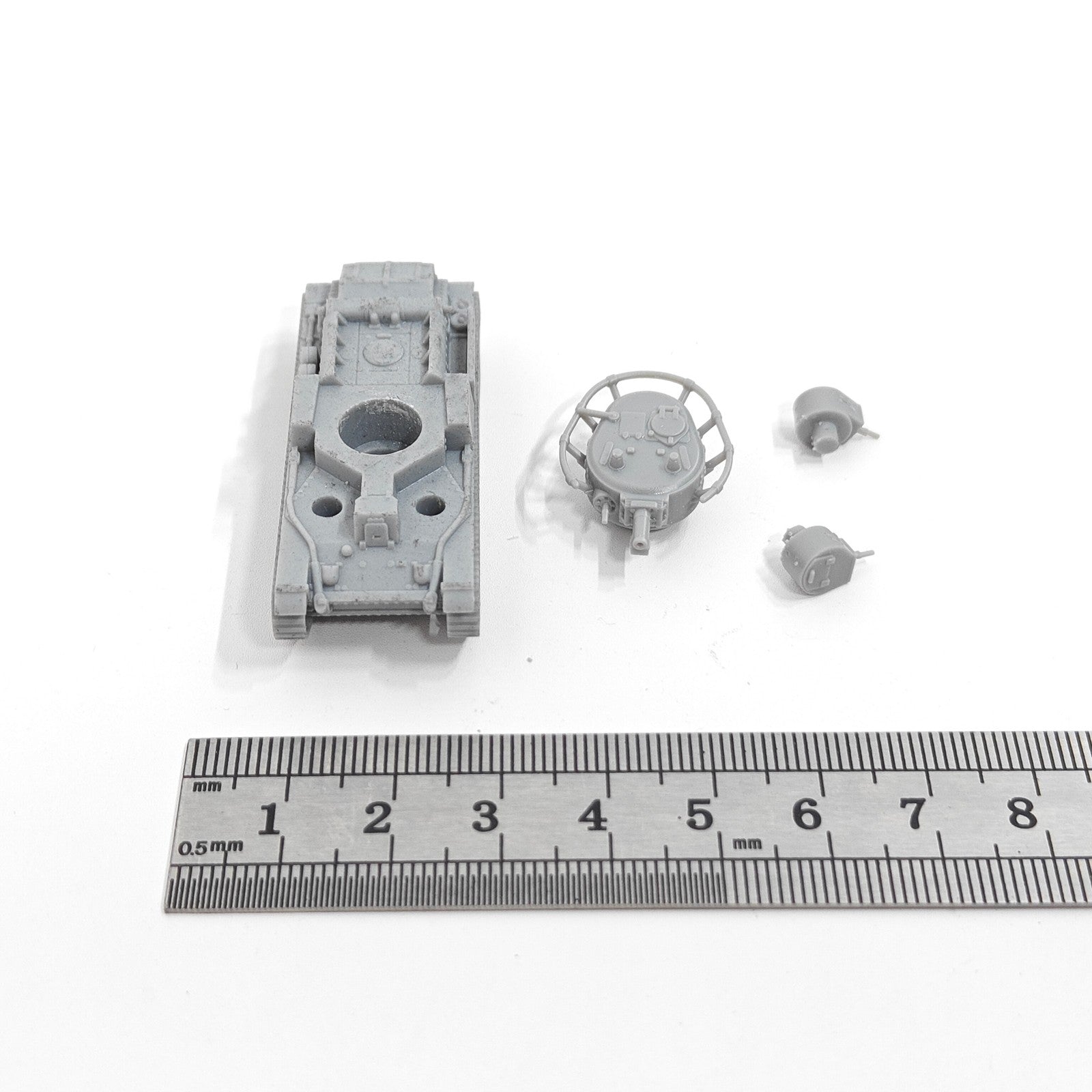 WWII Soviet T-28 Medium Tank,3D Printed,1/144 Scale Mini Tank Model,Resin